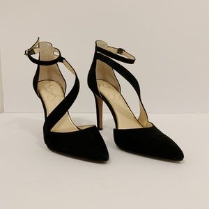 Jessica Simpson Castana D’Orsay Heels Sz 8.5 EUC